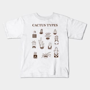 cactus types Kids T-Shirt